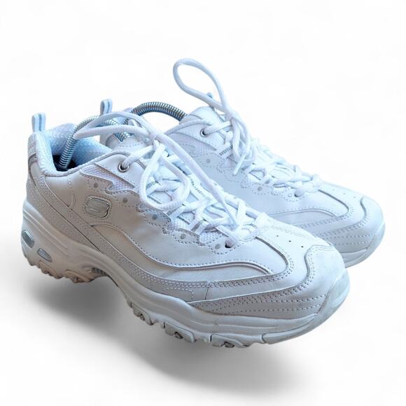 Skechers D'Lites Fresh Start Wide Fit 9.5 Women's Memory Foam Walking Shoes - Picture 1 of 8